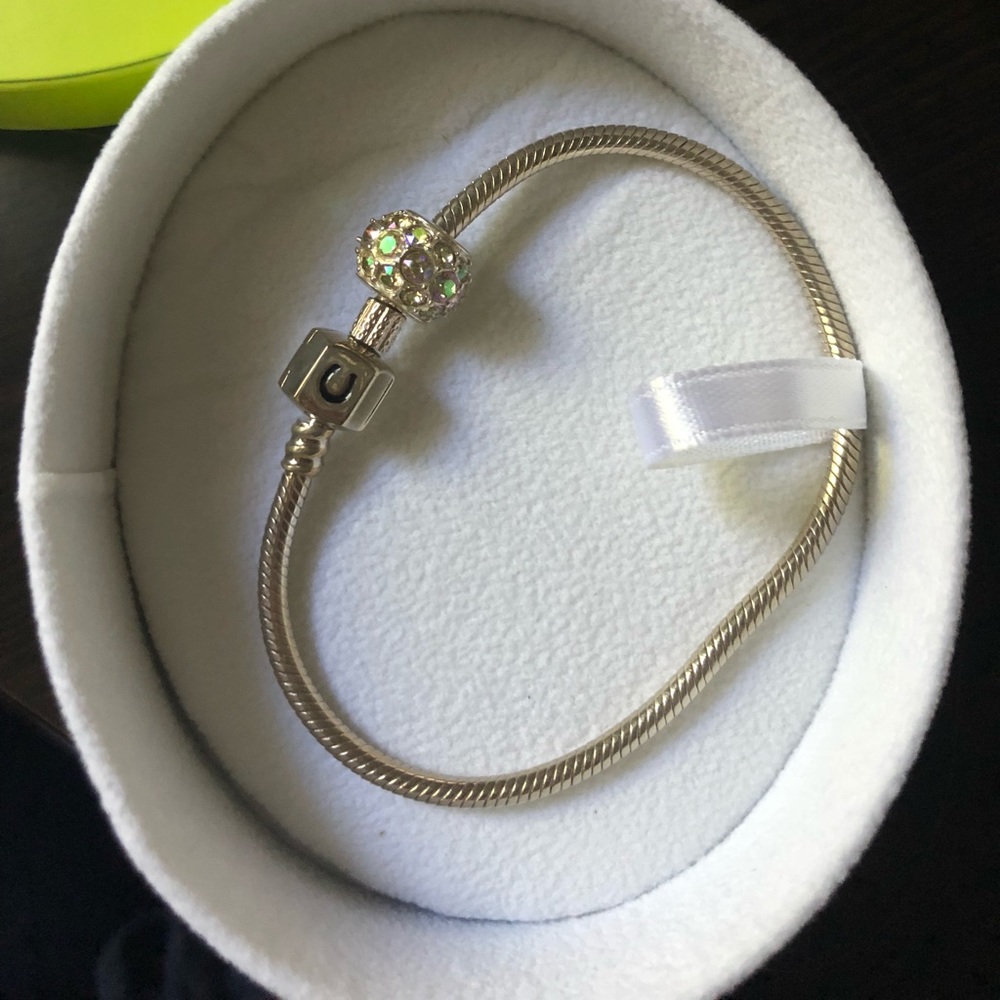 NWT silver charm bracelet